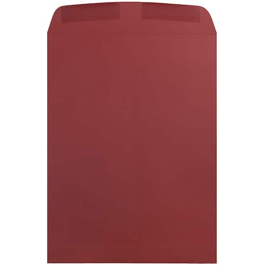 JAM Paper 10" x 13" Dark Red Open End Catalog Premium Envelopes
